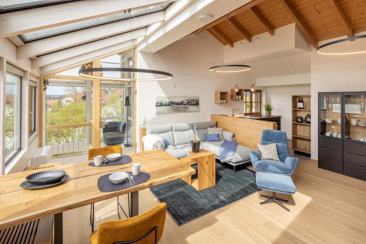 Stille X Weite - Hochwertige Wohnung Mit See-Panorama Kronburg Esterno foto