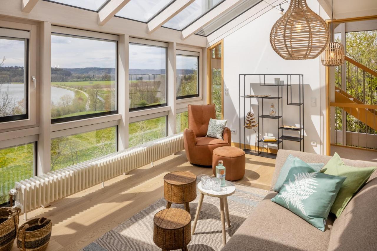 Stille X Weite - Hochwertige Wohnung Mit See-Panorama Kronburg Esterno foto