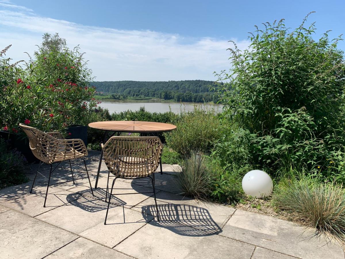 Stille X Weite - Hochwertige Wohnung Mit See-Panorama Kronburg Esterno foto