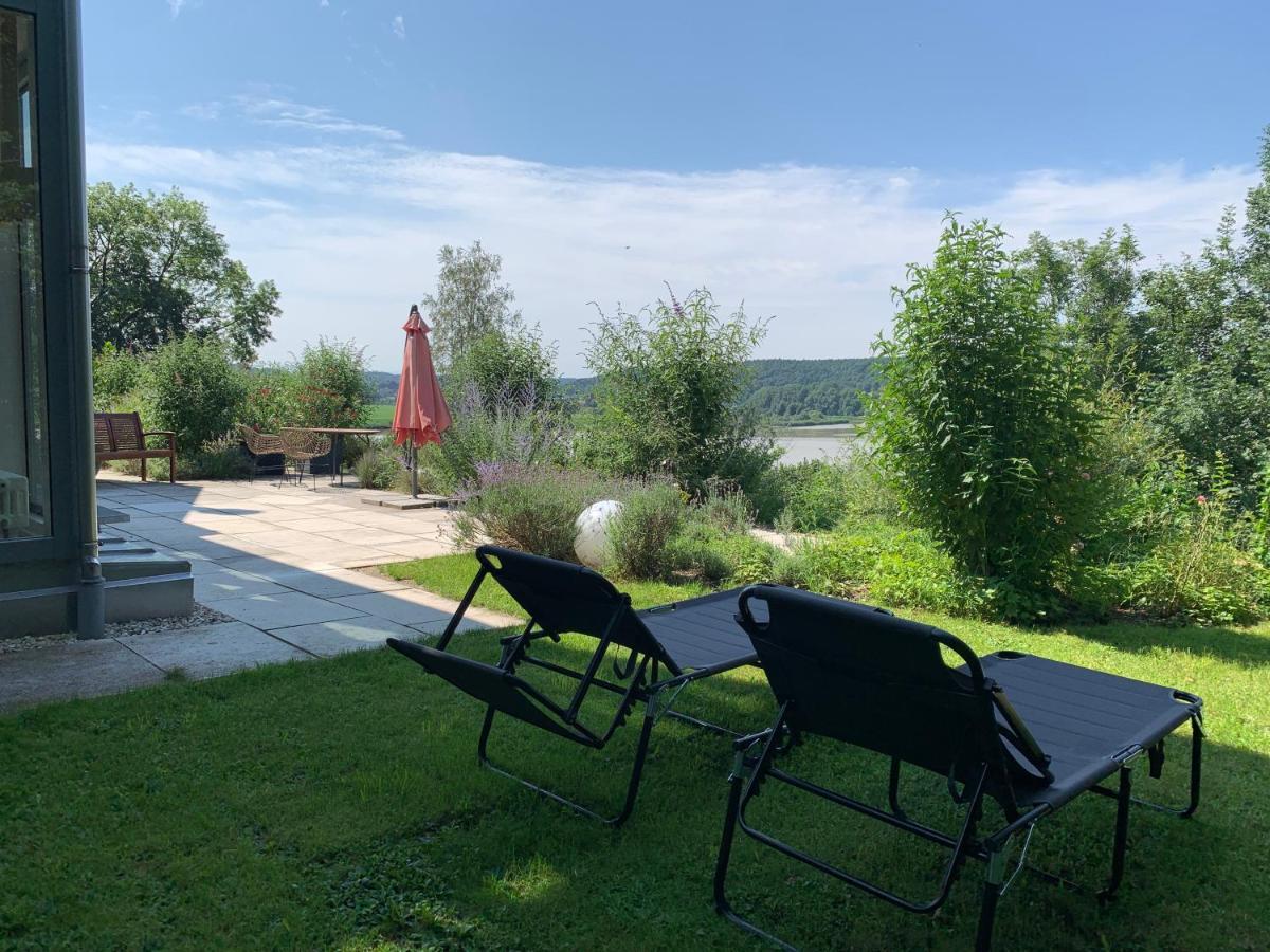 Stille X Weite - Hochwertige Wohnung Mit See-Panorama Kronburg Esterno foto